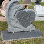 Stock 20 Blue Pearl Granite Angel holding Heart
Monument- 36 x 8 x 36
Fully carved angel with roses
Base- 48 x 14 x 8 bevel base PFT,PBF,BRP 2 inch rock nosing