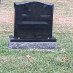 Stock 133
Jet Black all polished
Monument- 3-0 x 0-8 x 2-4
Base- 4-0 x 1-2 x 0-8 polished top, 2" polished margin, BRP